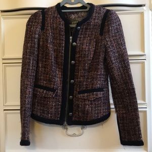 Military style free people jacket